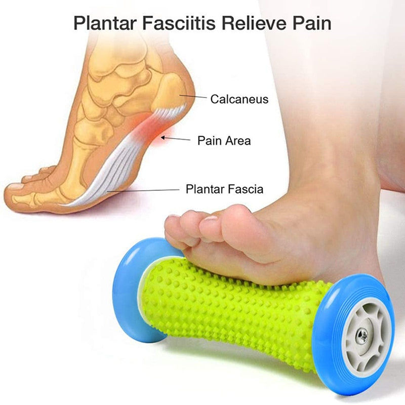 Roller Massage For Relief of Plantar Fasciitis, Arch pain, hand, wrist and leg fatigue.