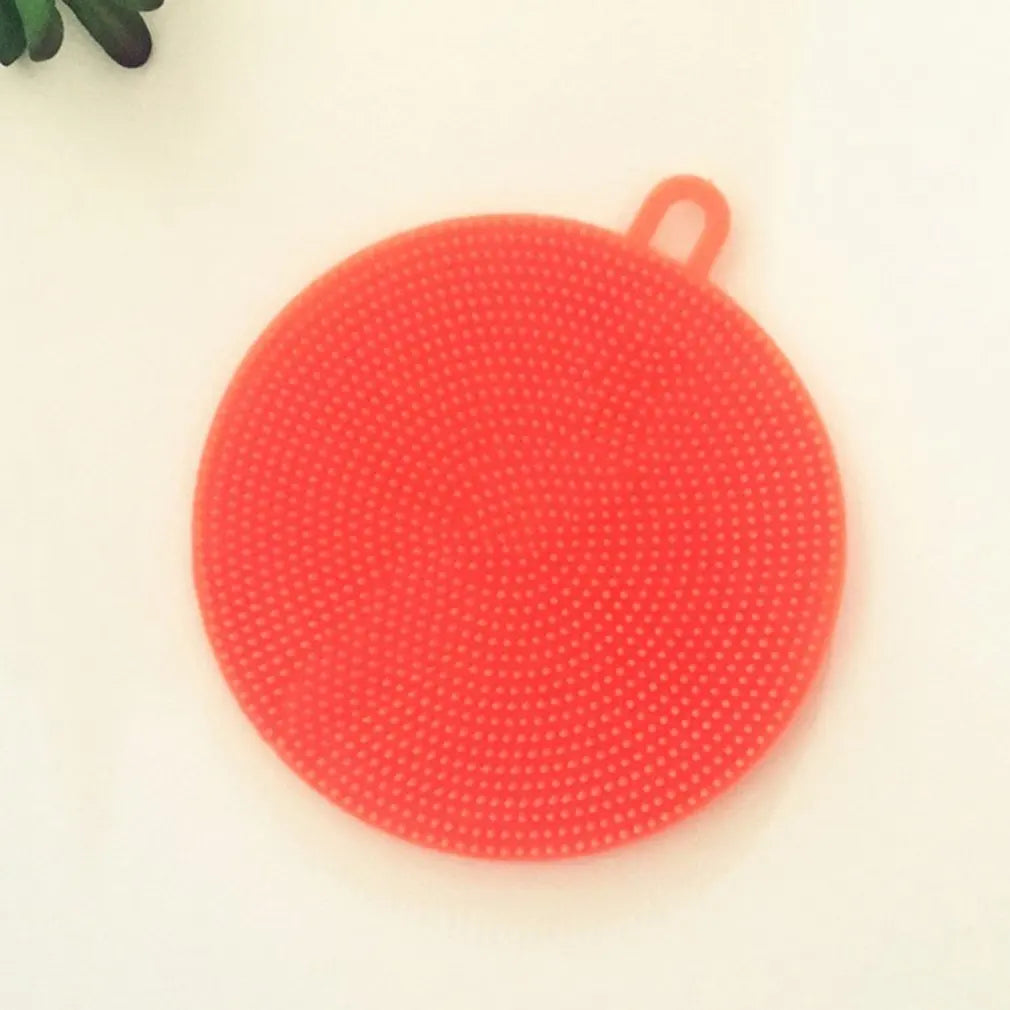 6Pcs Silicone Scouring Dish Washing Cleaning Pads