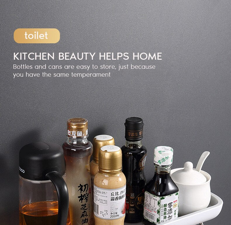 Bathroom/Kitchen Wall Mounted Shelf With Or Without Towel Bar.