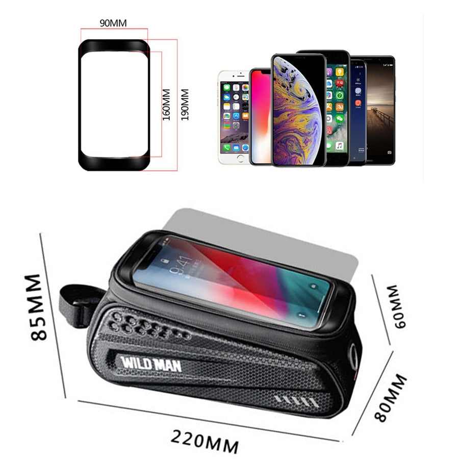 WILD MAN waterproof, touchscreen 6.6 inch phonecase.