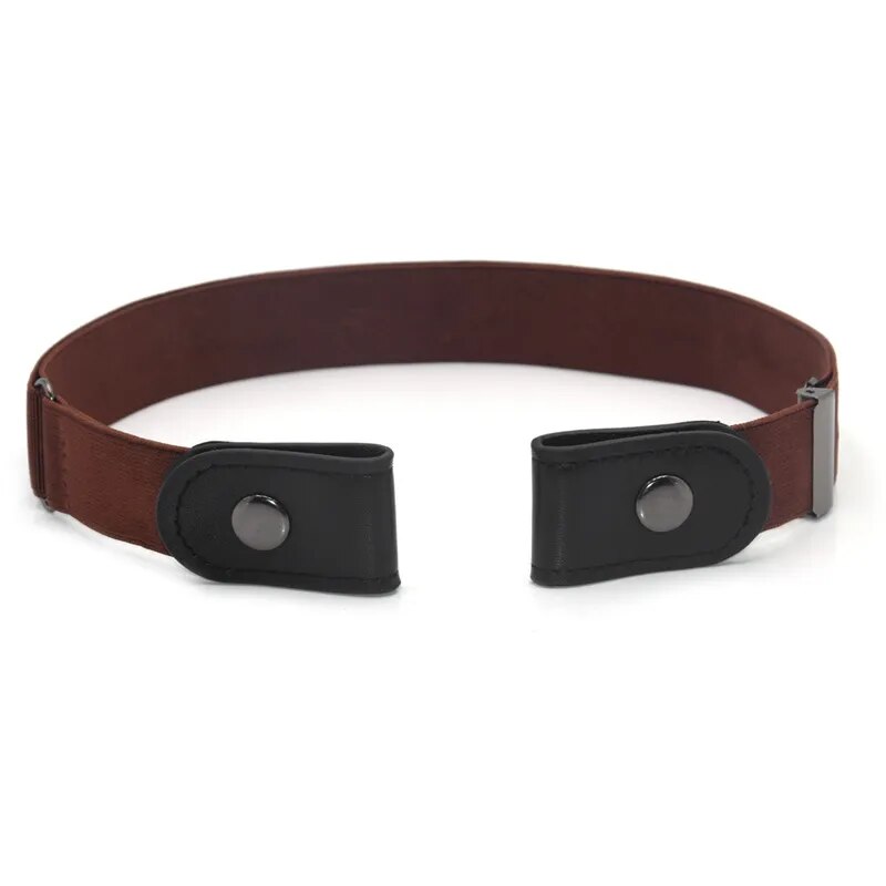 Unisex Buckle-Free Elastic Belt for Jeans Or Dress Pants.