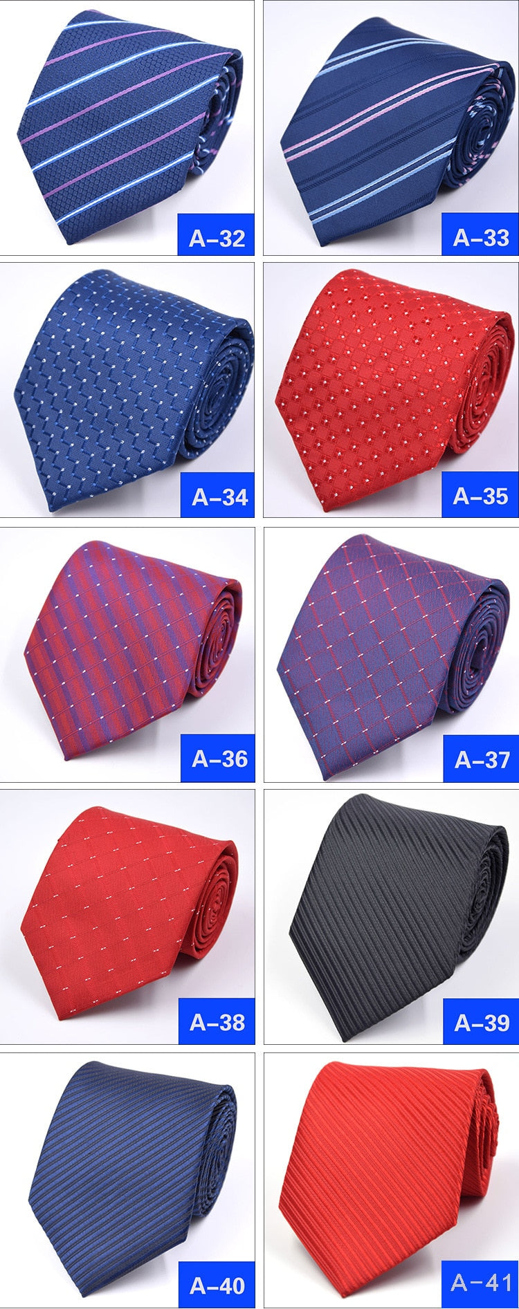Men's Formal Business Suit Tie.