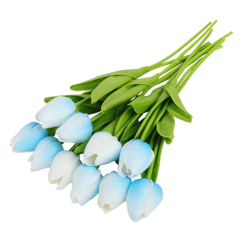 10/20pcs Artificial Tulips Bouquets For Home/Wedding Decoration.
