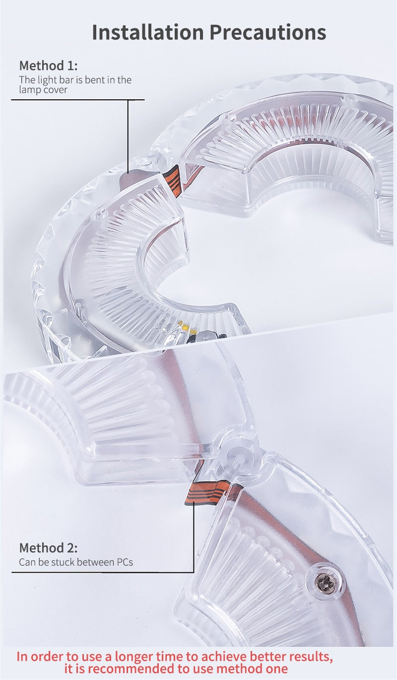 Smart rechargeable LED Bicycle Wheel Light. 7 colors with 18 changeable modes attaches to the hub.