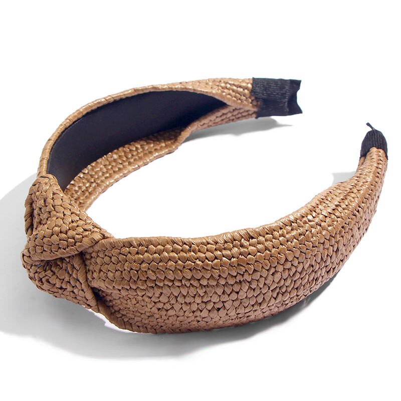 Flatfoosie Handmade Straw Weaving Hair Band.