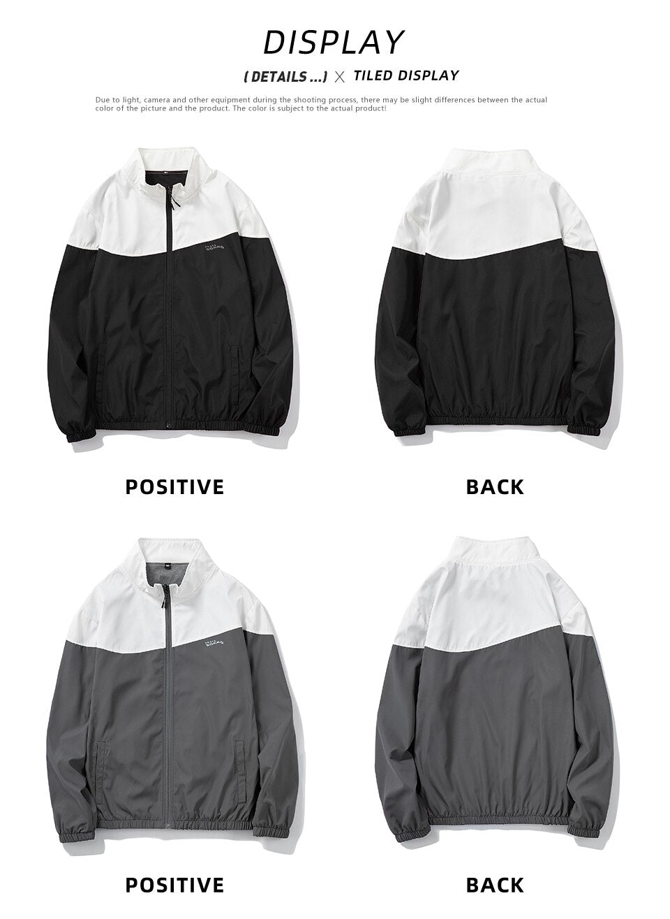 Men's Spring Bomber Coats.
