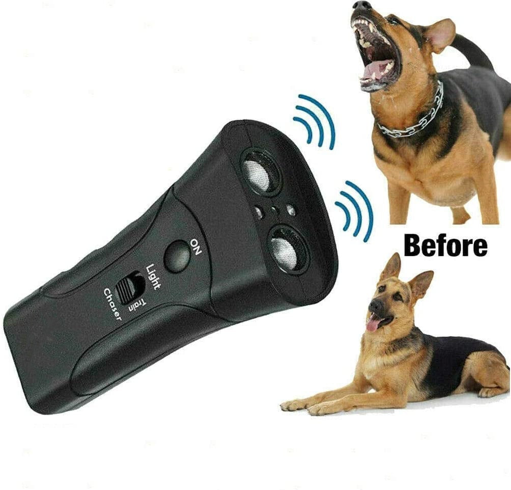 LED Ultrasonic 3 in 1 Anti Barking Dog Training.