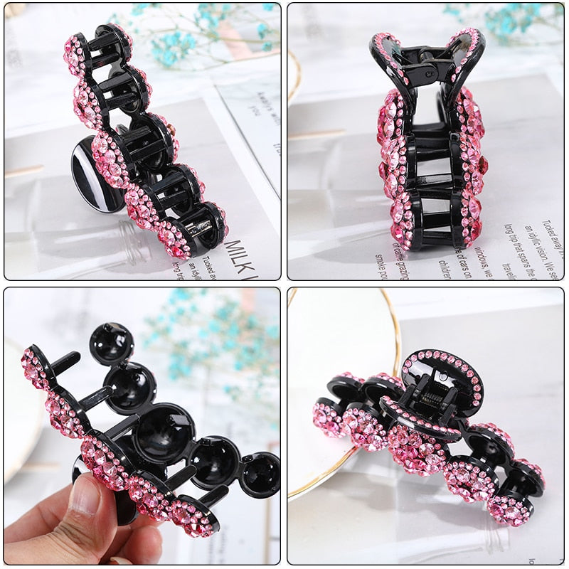 Rhinestone Claw Hair Clips.