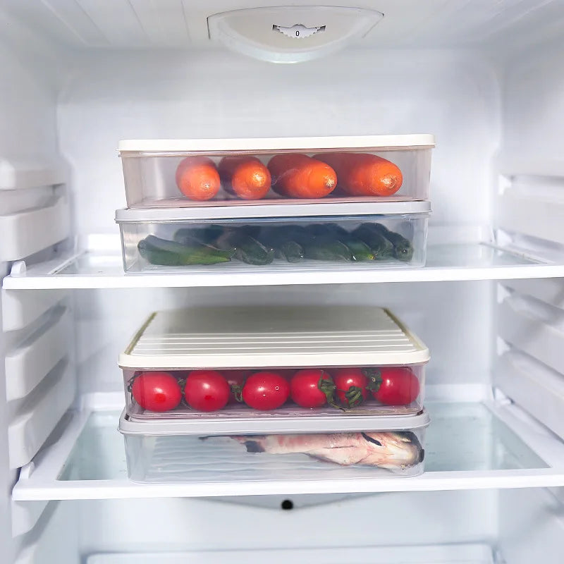 Transparent Stackable Food Saver Box With Lid