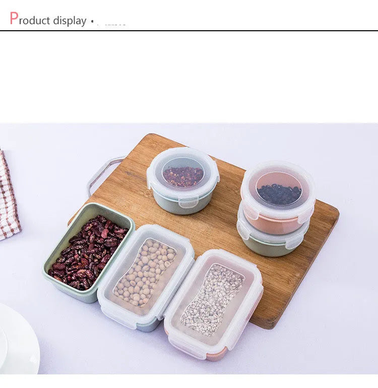 Plastic Lunch Bento OR Storage Food Box With Seal Proof Lid.