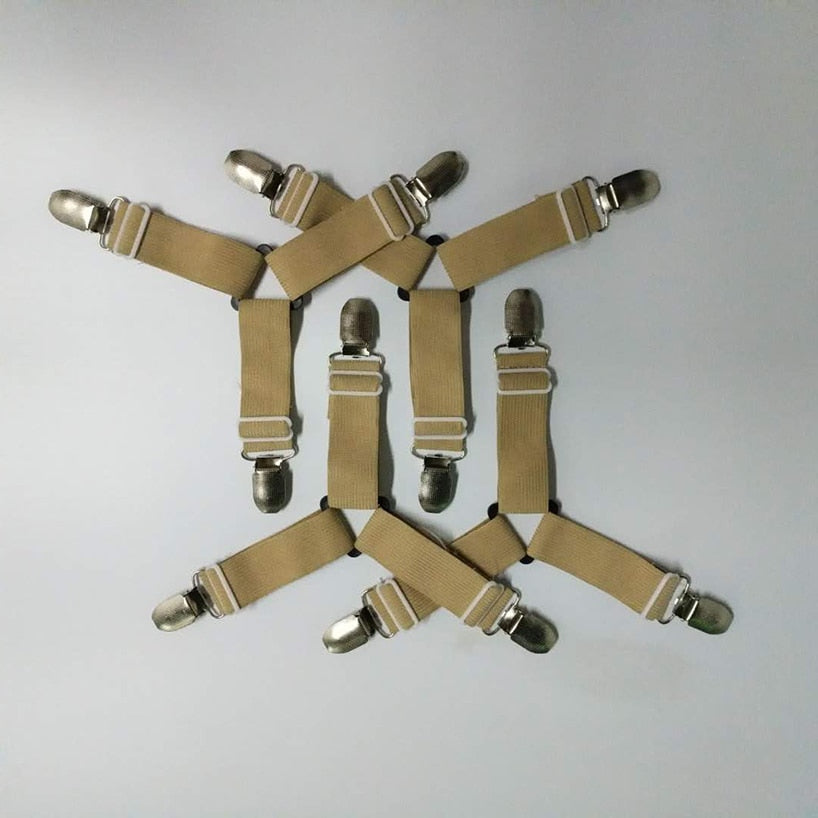 4Pcs Fastener Bed Grip Sheet Clips.