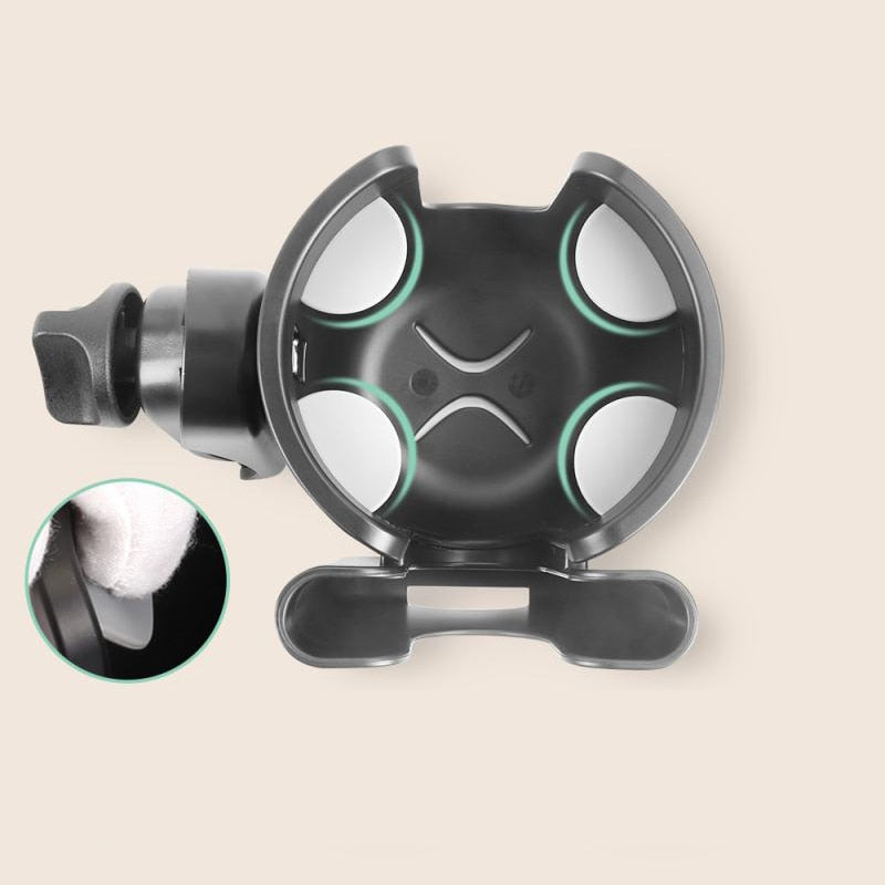 Baby Stroller mobile phone and drink holder.
