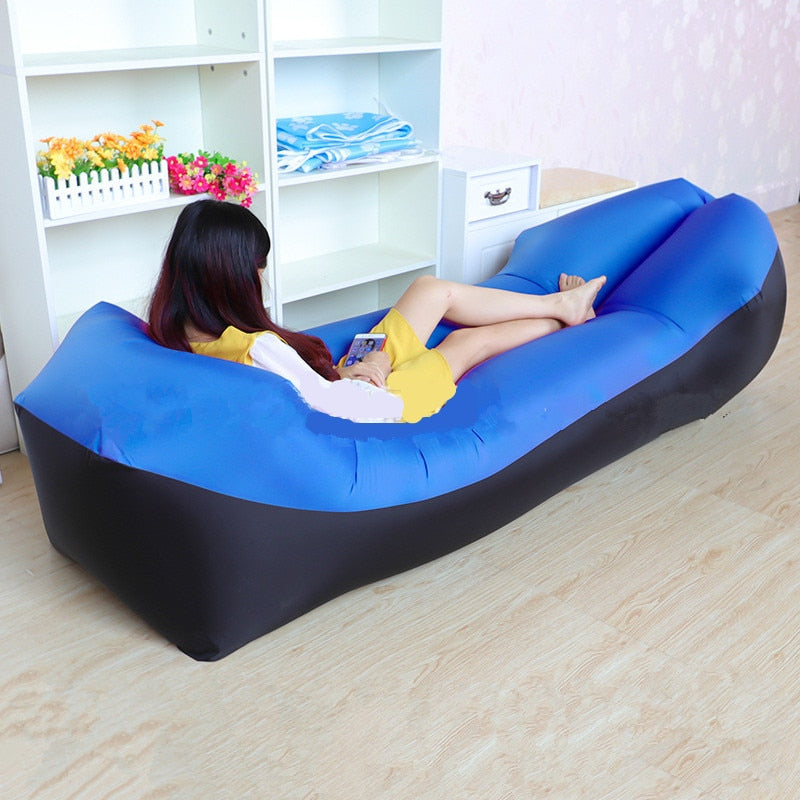 Inflatable/Waterproof Beach Lounge OR Air Bed with Carrying Bag.