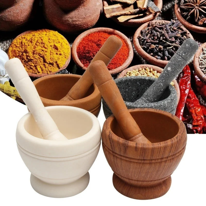 Resin Mortar Pestle Bowls For Mixing/Crushing Herbs