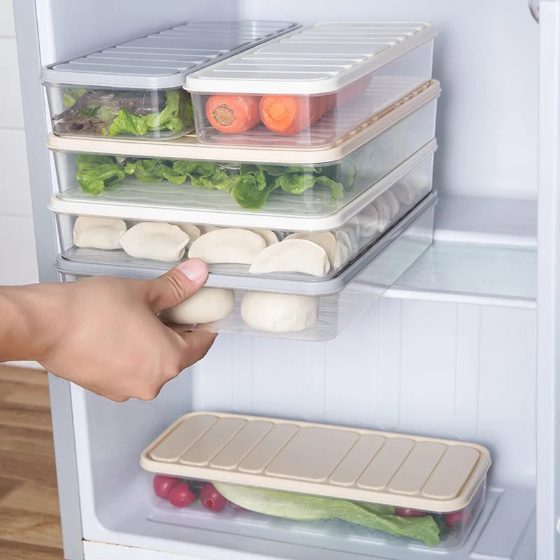 Transparent Stackable Food Saver Box With Lid