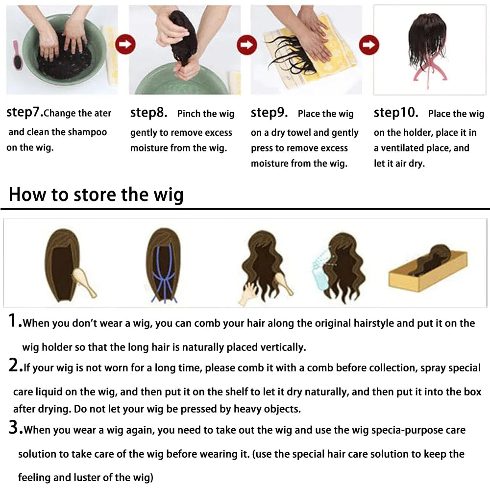 Synthetic Hair Extensions.