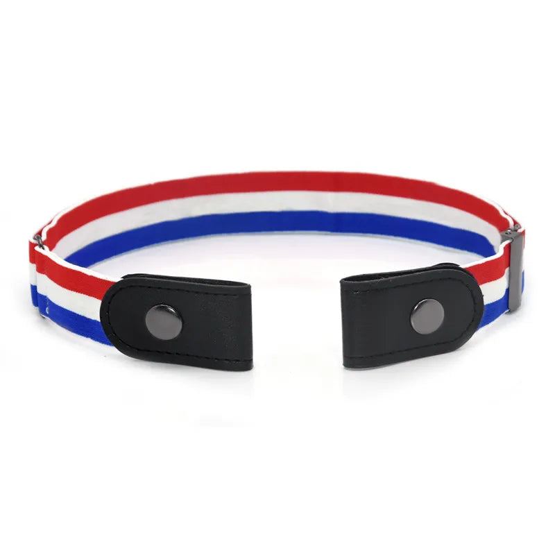 Unisex Buckle-Free Elastic Belt for Jeans Or Dress Pants.