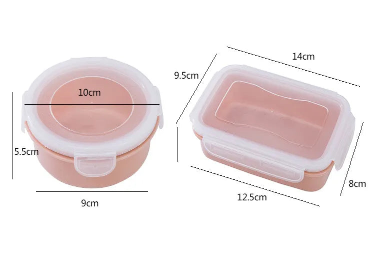 Plastic Lunch Bento OR Storage Food Box With Seal Proof Lid.