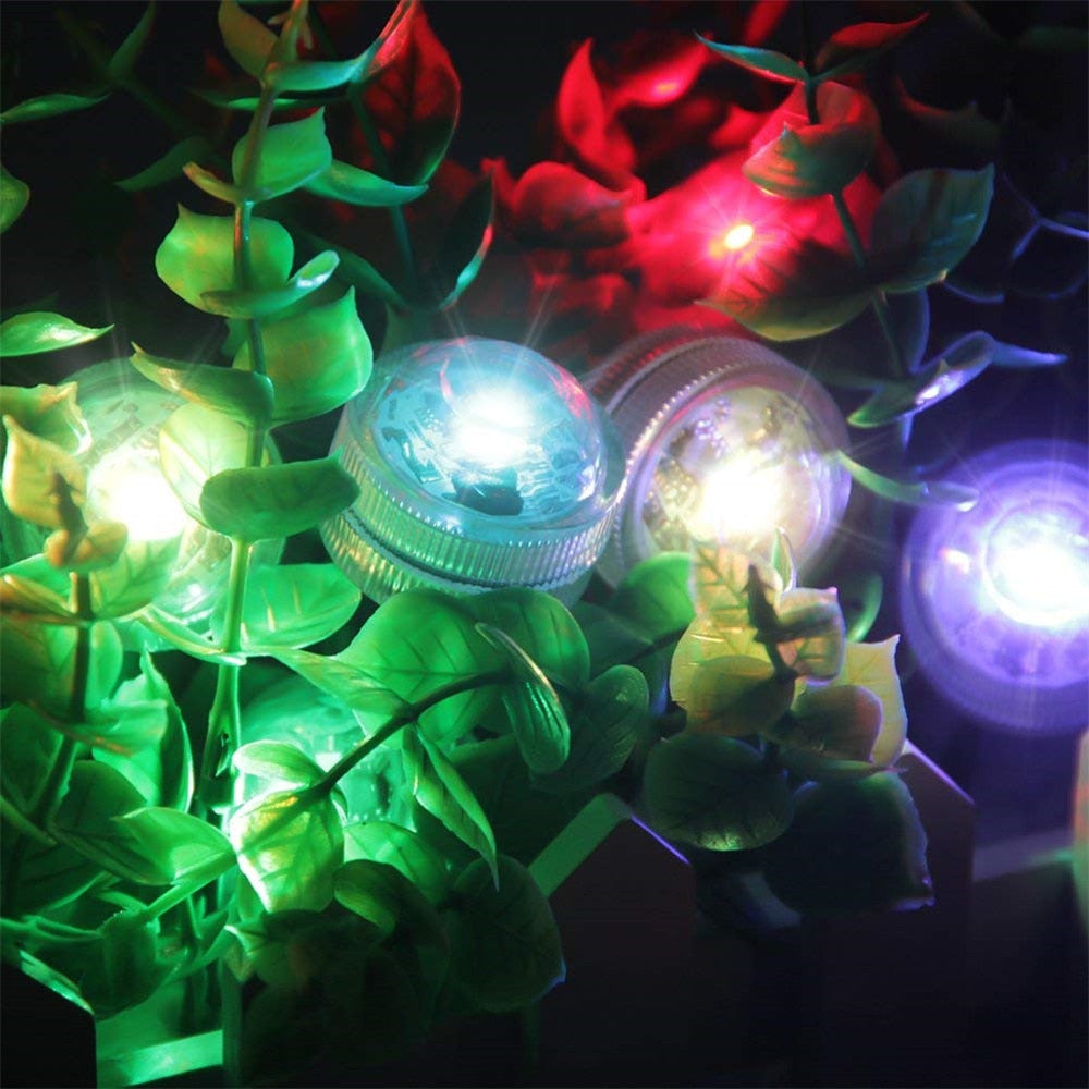 IP68 Waterproof, Battery Operated, Multi Color Submersible LED Light For Fish Tanks, Ponds, OR Swimming Pools.
