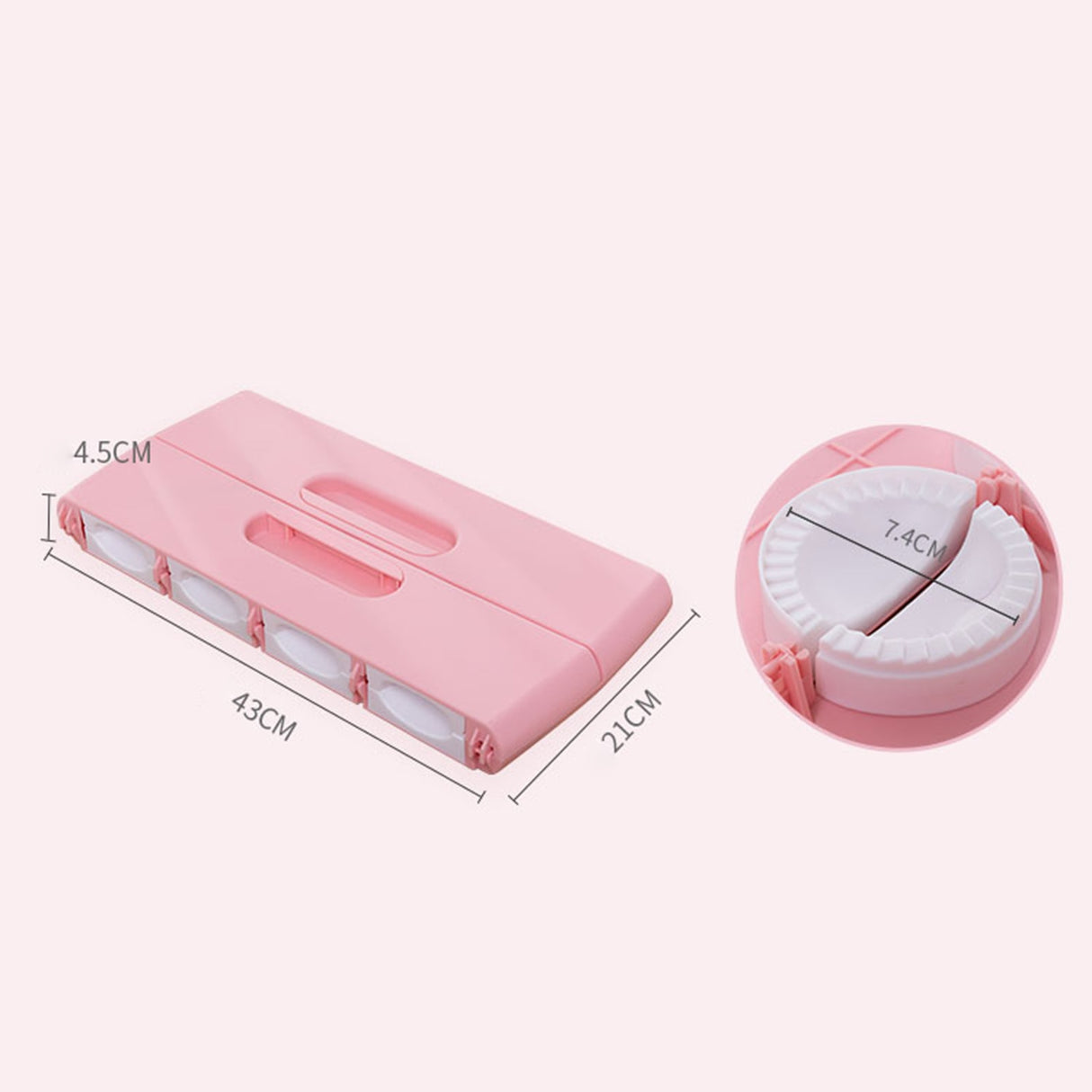 Dumpling Mold Can Make 8 Dumplings At A Time.