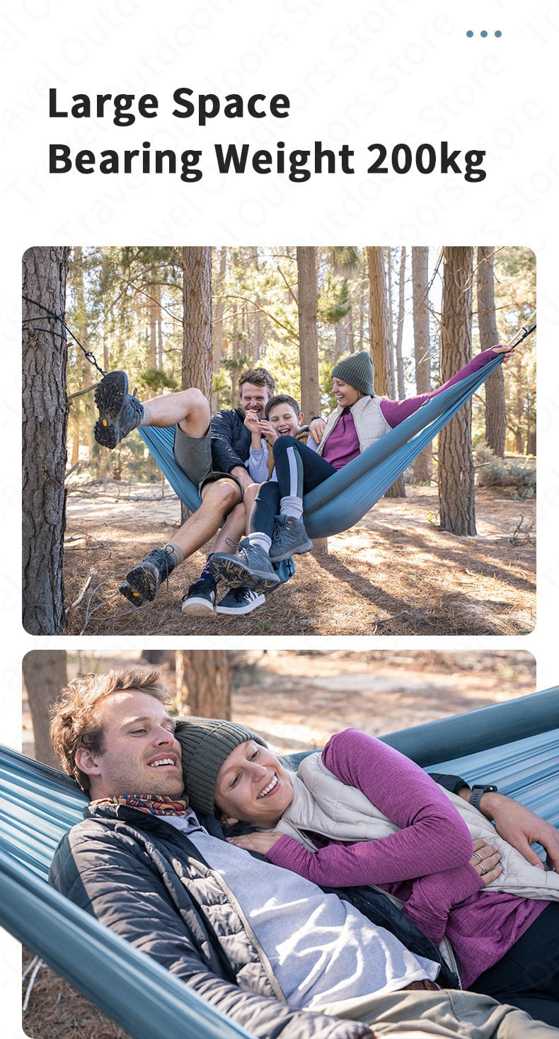 NatureHike Loading weight 200KG Ultralight Inflatable Camping Hammock.