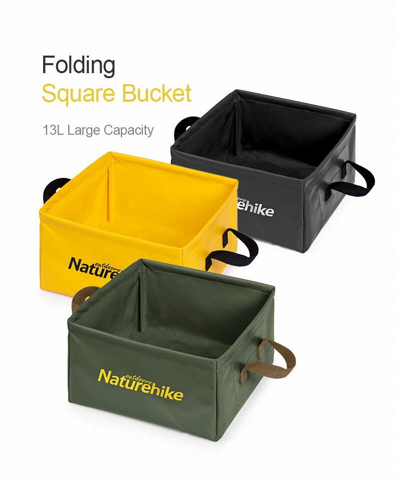 Naturehike Outdoor collapsible square Storage bucket.