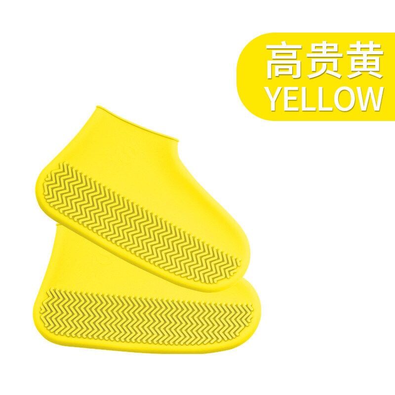 Reusable non slip, silicone outdoor shoe cover. waterproof. Great for cycling in rainy weather.