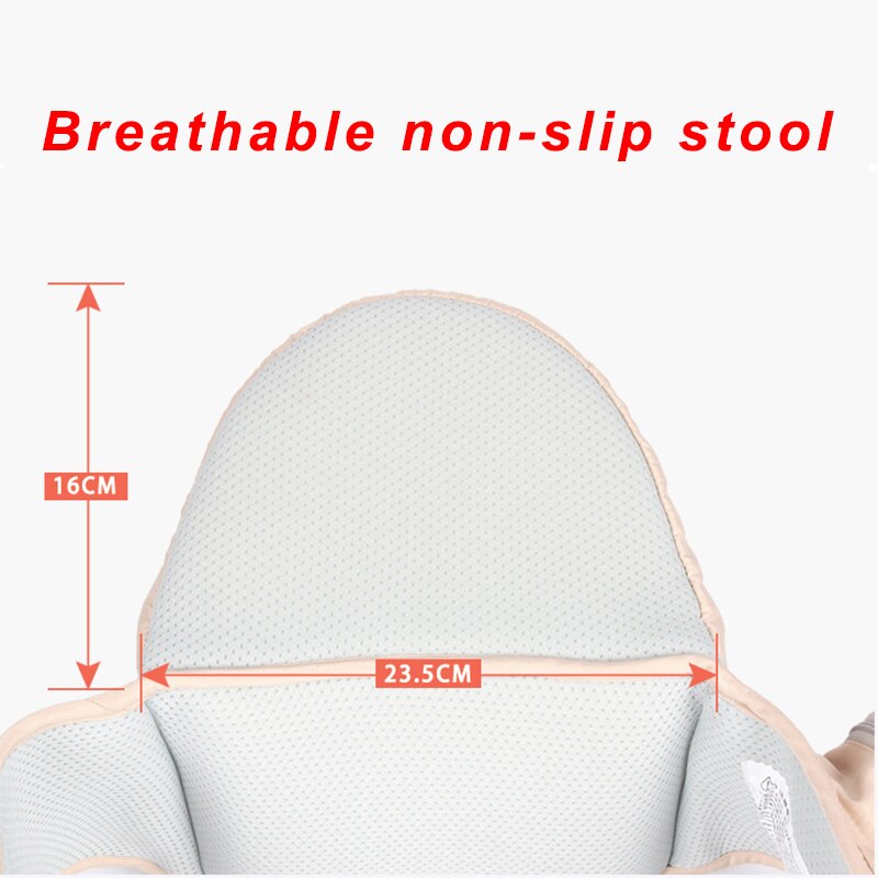 Infant hip rest and waist belt with plenty of storage.