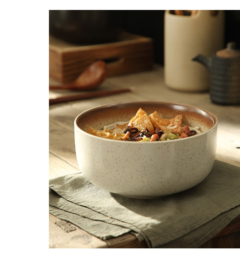 ceramic ramen noodle bowl