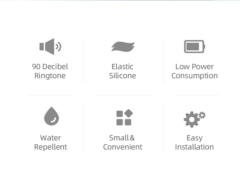 ROCKBROS Battery operated 110db Silicone/Waterproof Bike Horn.