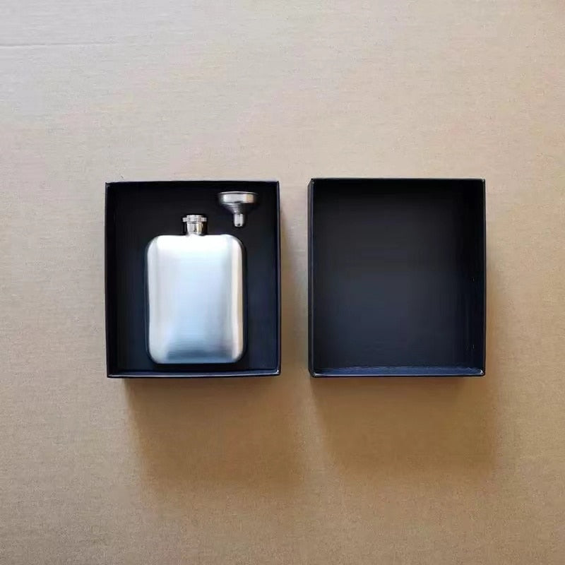 Stainless Steel 6oz Hip Flask.
