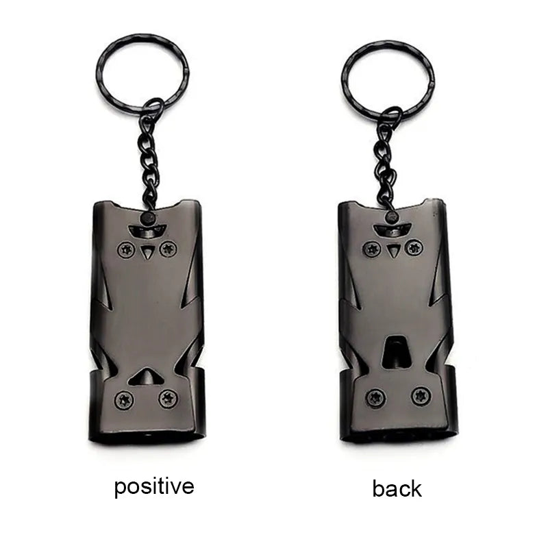1 Pcs Double Pipe Whistle with High Decibel For Emergencies And Camping.