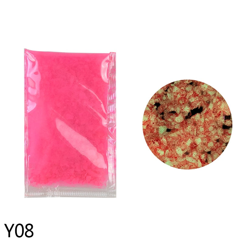 10/30g Luminous fluorescent Sand.  Glows in the dark.  Beautiful on a patio or in a garden.