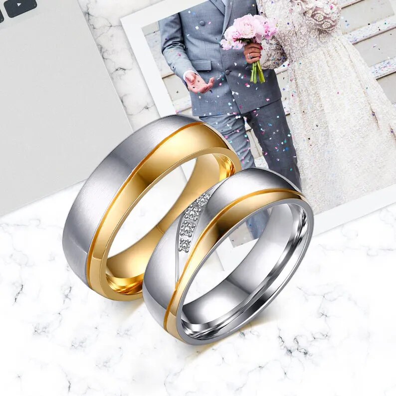 Men Or Women's Stainless Steel Personalized Rings.