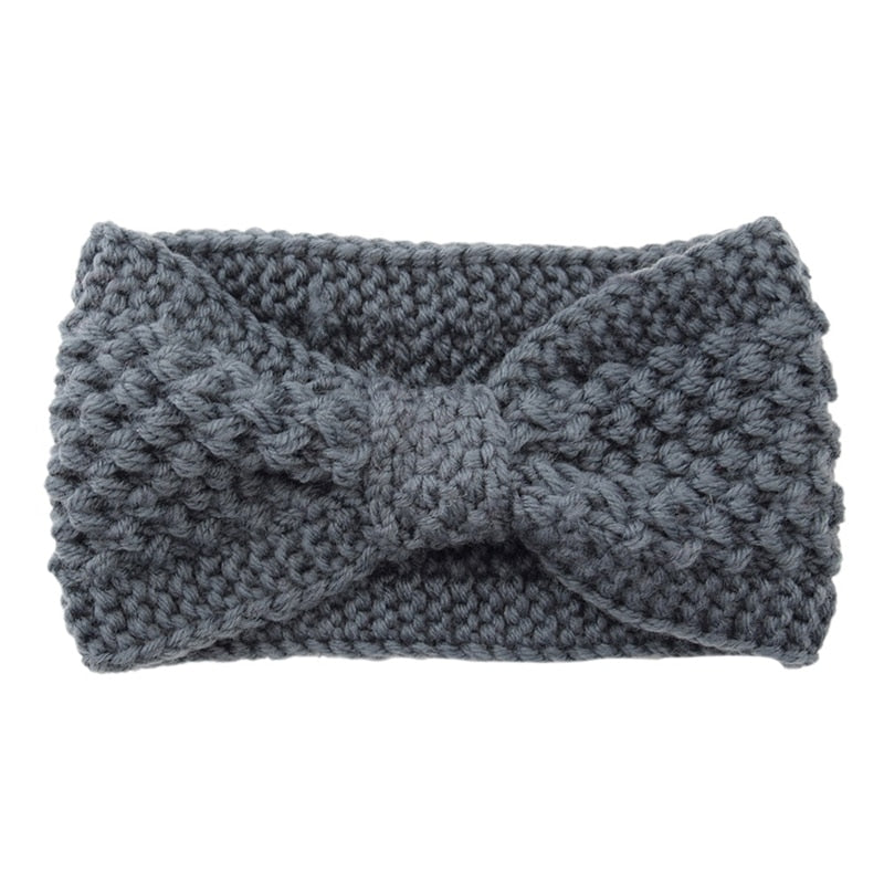 Women's Elastic Knitted Wool Headband.