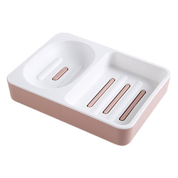 Double Layer Soap Dish. Easy to Drain and Clean.