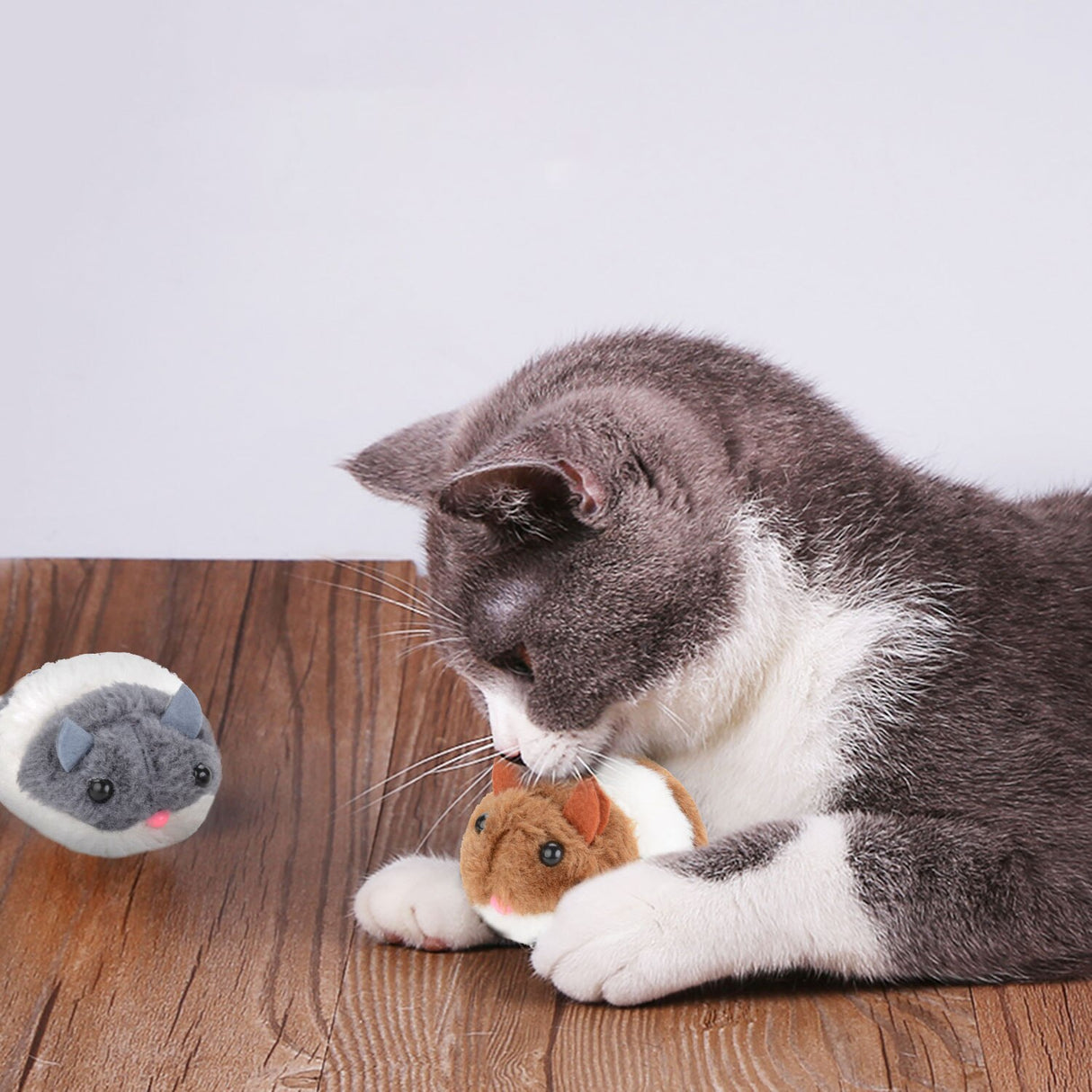 1PC Plush Mouse Cat Toy.