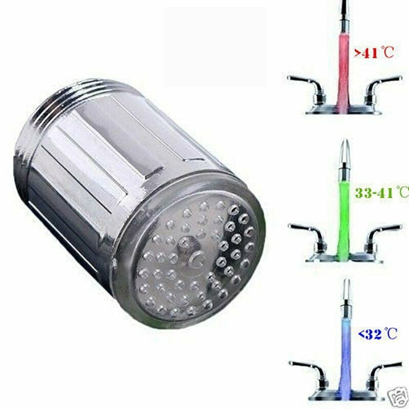 Led Water Faucet Lamp has 7 Colors Changing or 3 Color Temperature Sensor.