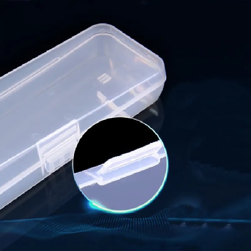 Plastic Transparent Shaver Case For Travel.