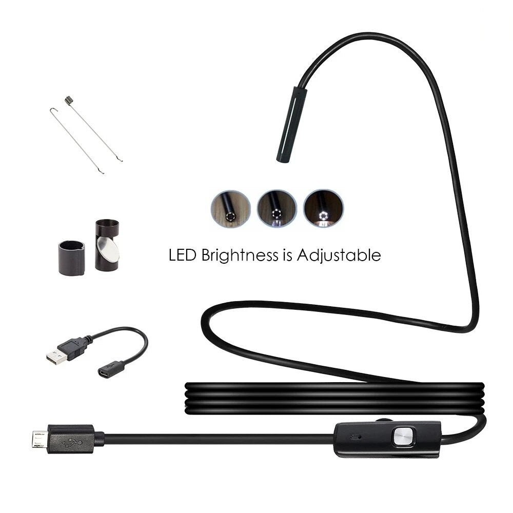 7.0/5.5 MM IP67 Waterproof Android Endoscope Camera With 6 LED Lights.