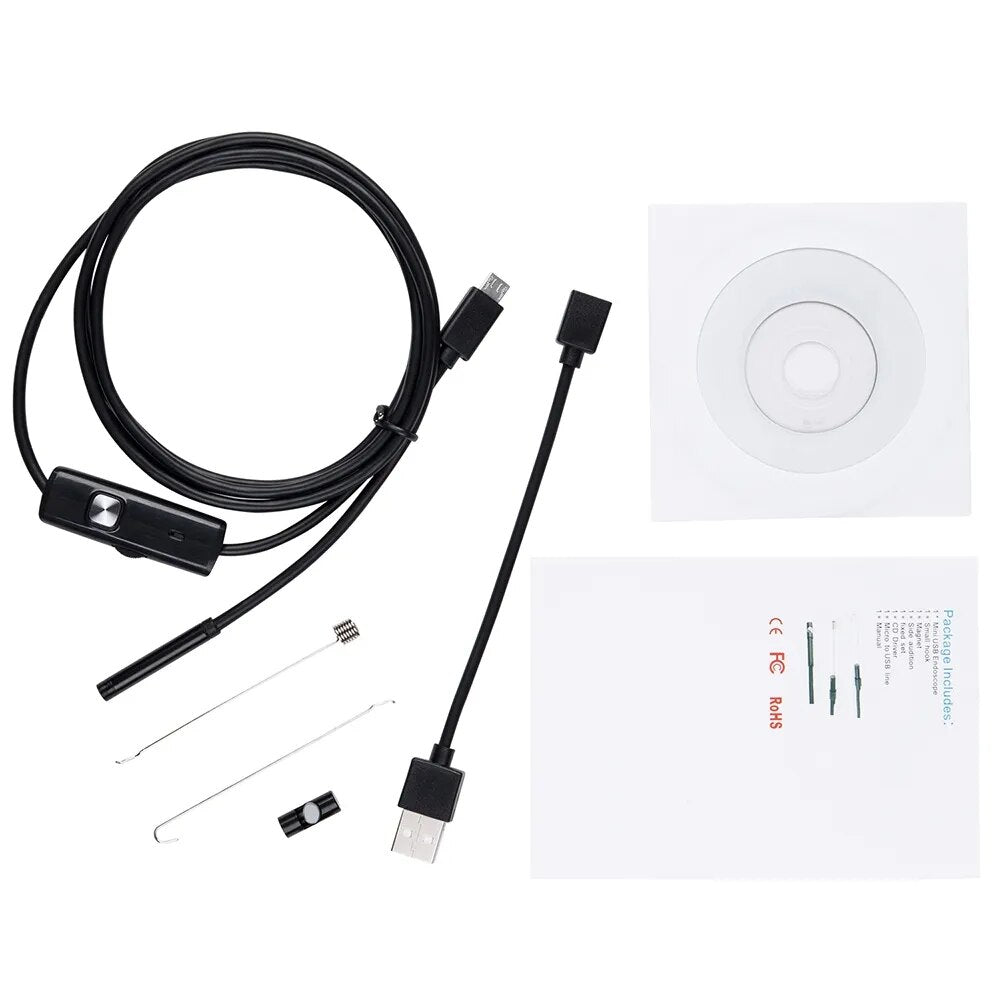7.0/5.5 MM IP67 Waterproof Android Endoscope Camera With 6 LED Lights.