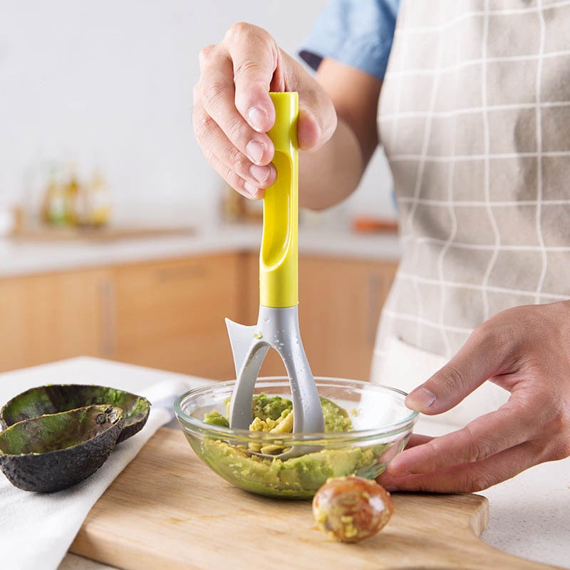 Multi Function Kitchen Tool. Slices, Removes the Pits from Avocado's and Mashes Fruit.