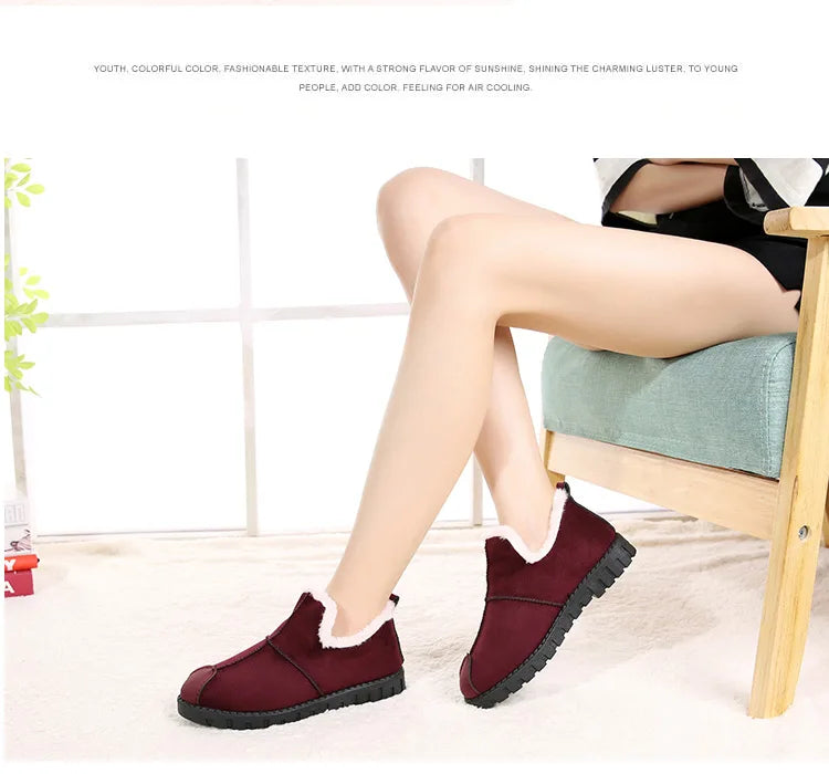 Winter Suede Ankle Boots.