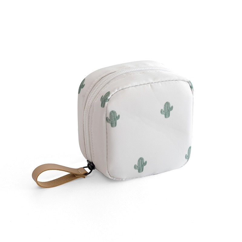 Mini Cosmetic Bag For Travel. Larger Organizer For Toiletries.