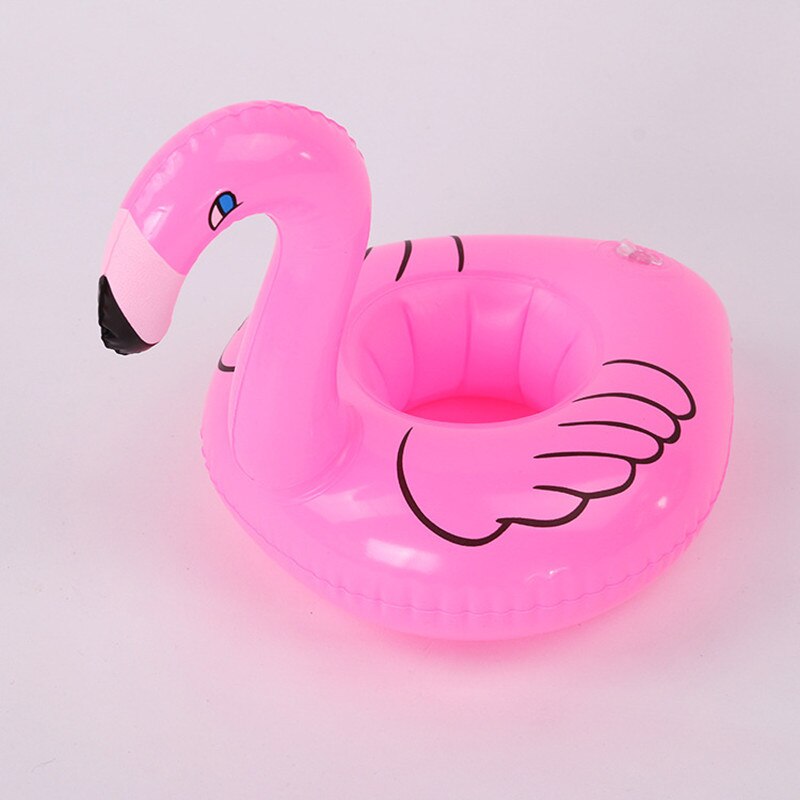 Tropical Flamingo Inflatable Drink Holder. Great for Pool Parties.