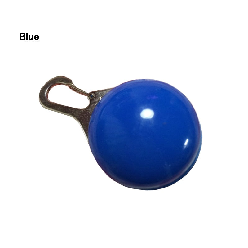 LED Night Safety Glowing Pendant That Clips on to Your Dogs Collar OR Can Clip on to Personal Key Chains.