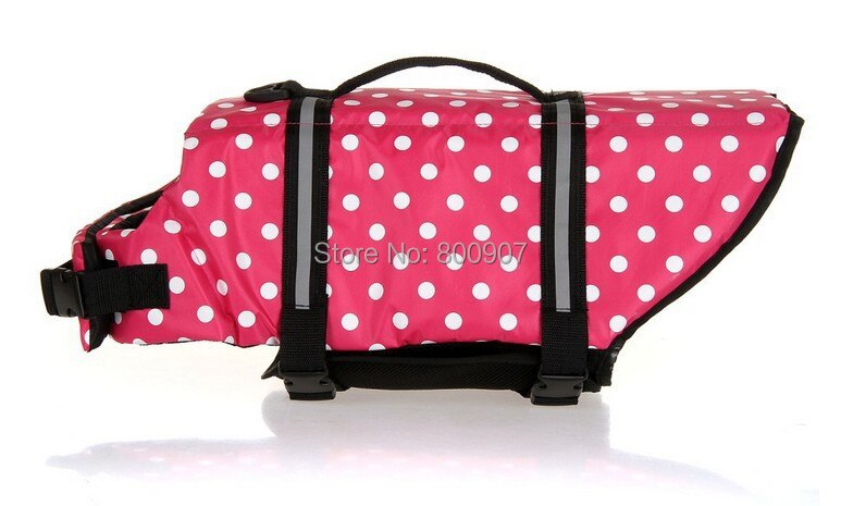 Pet water safety vest with summer prints.