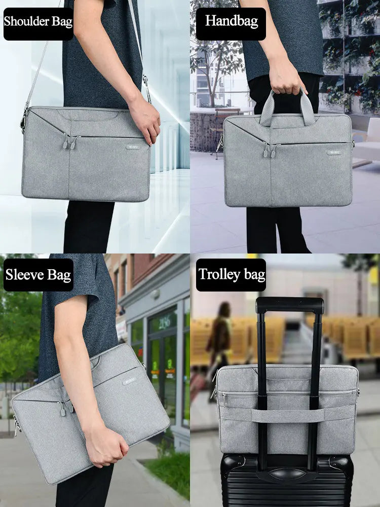 WiWU Waterproof Laptop Bag 15.3,16, 15.6, 14.2,Or 13.3  For MacBook Air Or Notebook Bag