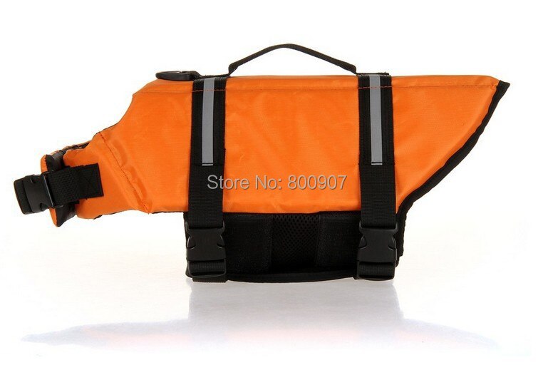 Pet water safety vest with summer prints.