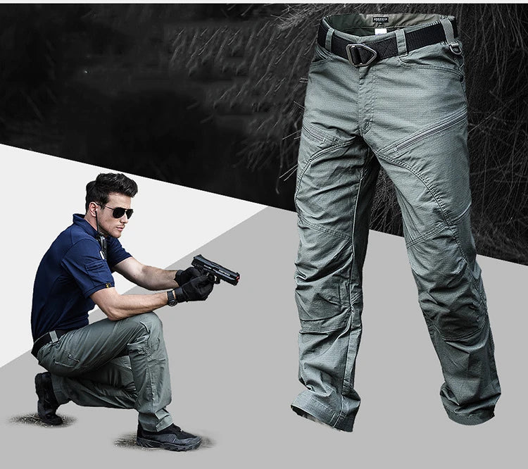 Men's Tactical Waterproof, Multi Pocket Cargo Pants